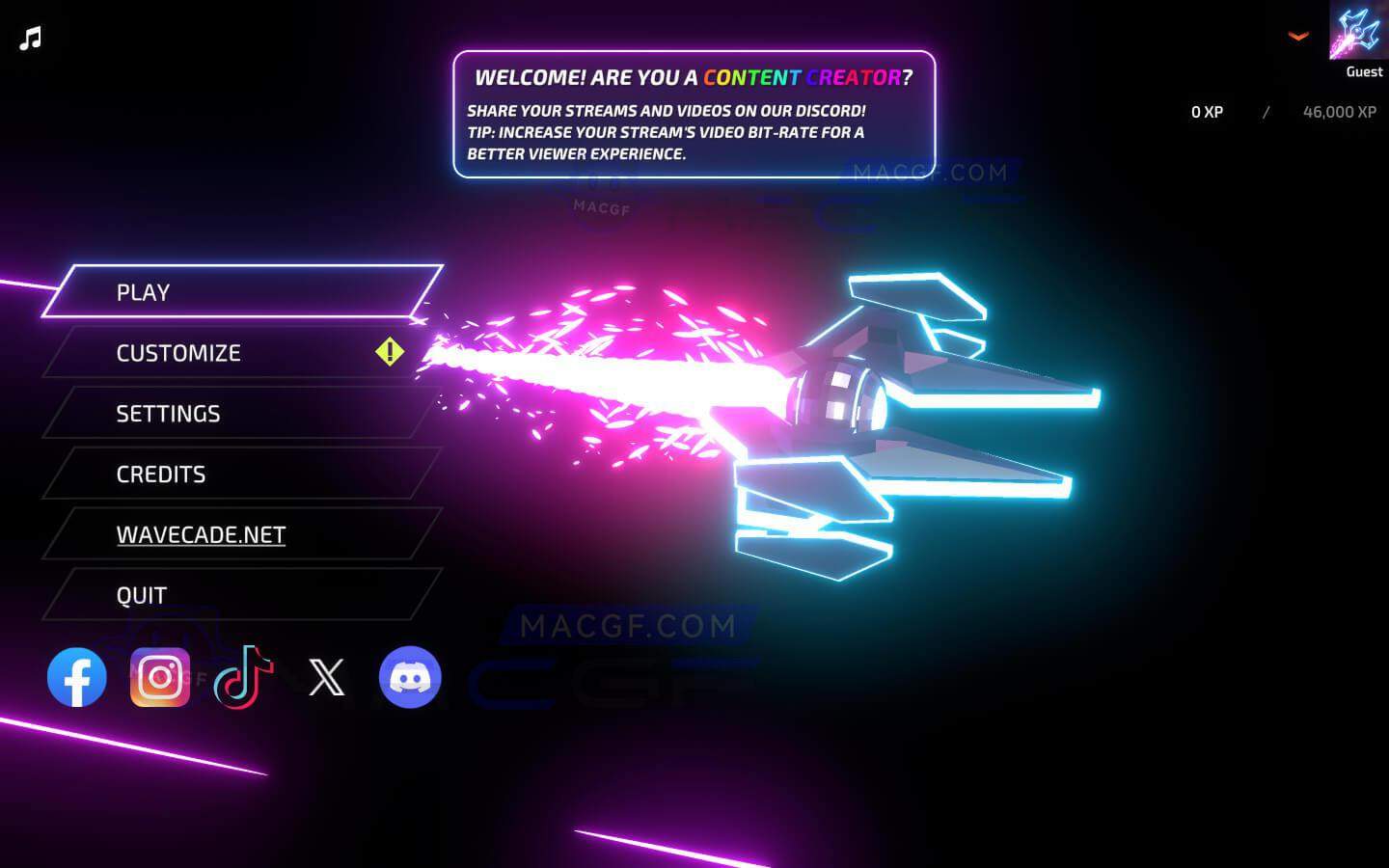 图片[2] - 「浪潮射击」WAVECADE v1.7.1(2) 英文原生版 - macGF