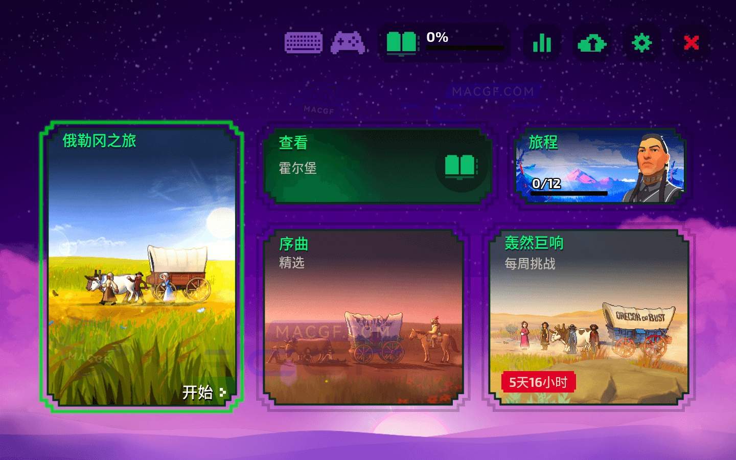 图片[1] - 「俄勒冈之旅」The Oregon Trail v2.1.1 中文原生版 - macGF