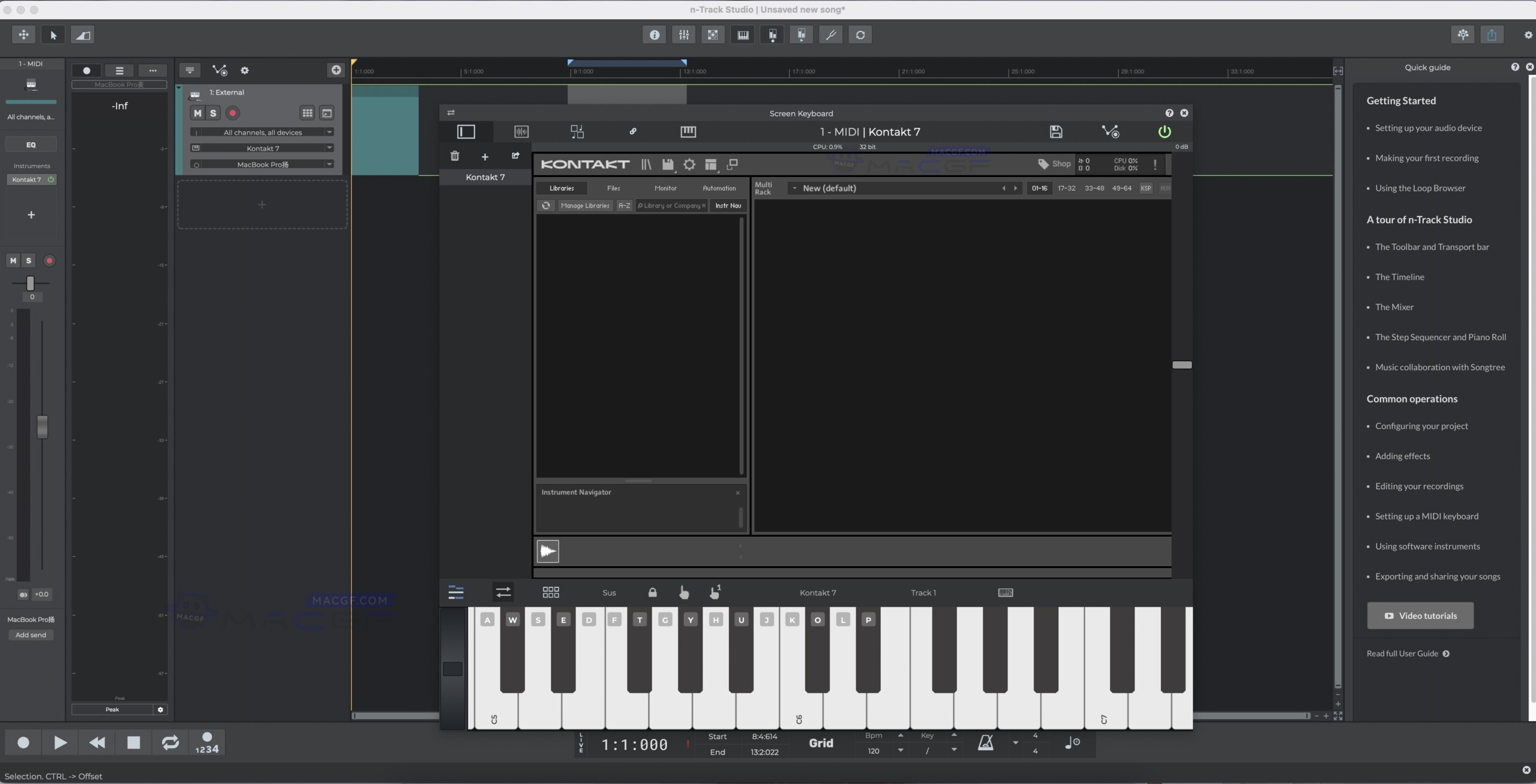 图片[1] - 「专业多轨音乐制作软件」n-Track Studio Suite v10.0.0.8379 激活版 - macGF
