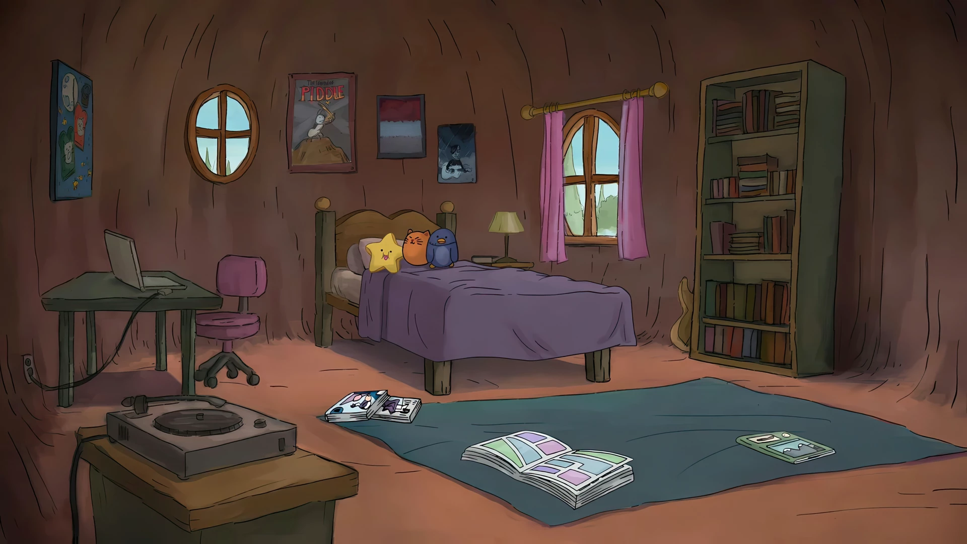 咱们裸熊 房间 卧室 12k动漫壁纸