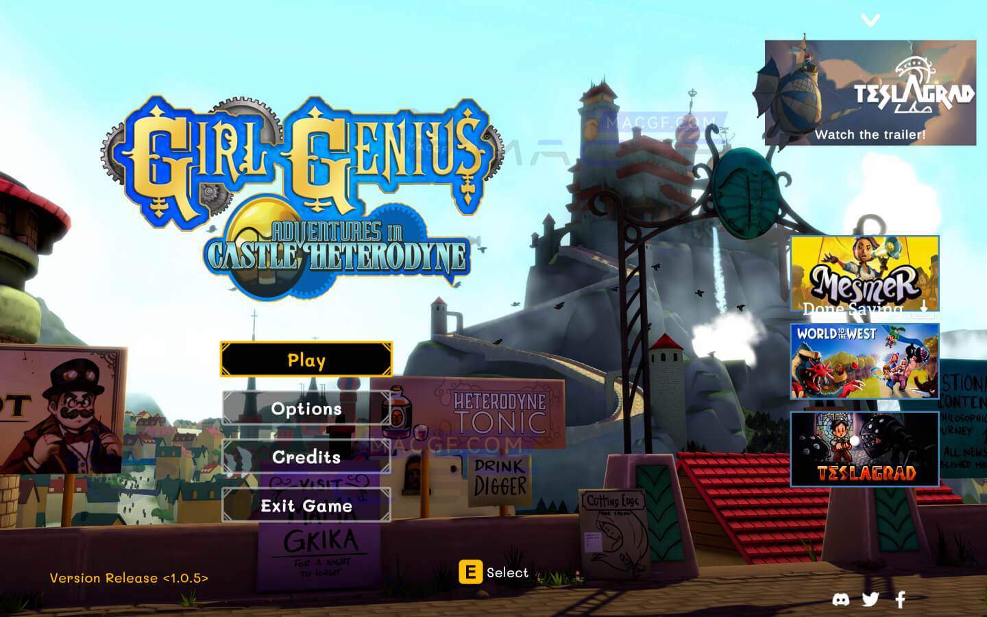 图片[1] - 「天才少女：机械城堡历险记」Girl Genius: Adventures In Castle Heterodyne v1.0.5 英文原生版 - macGF