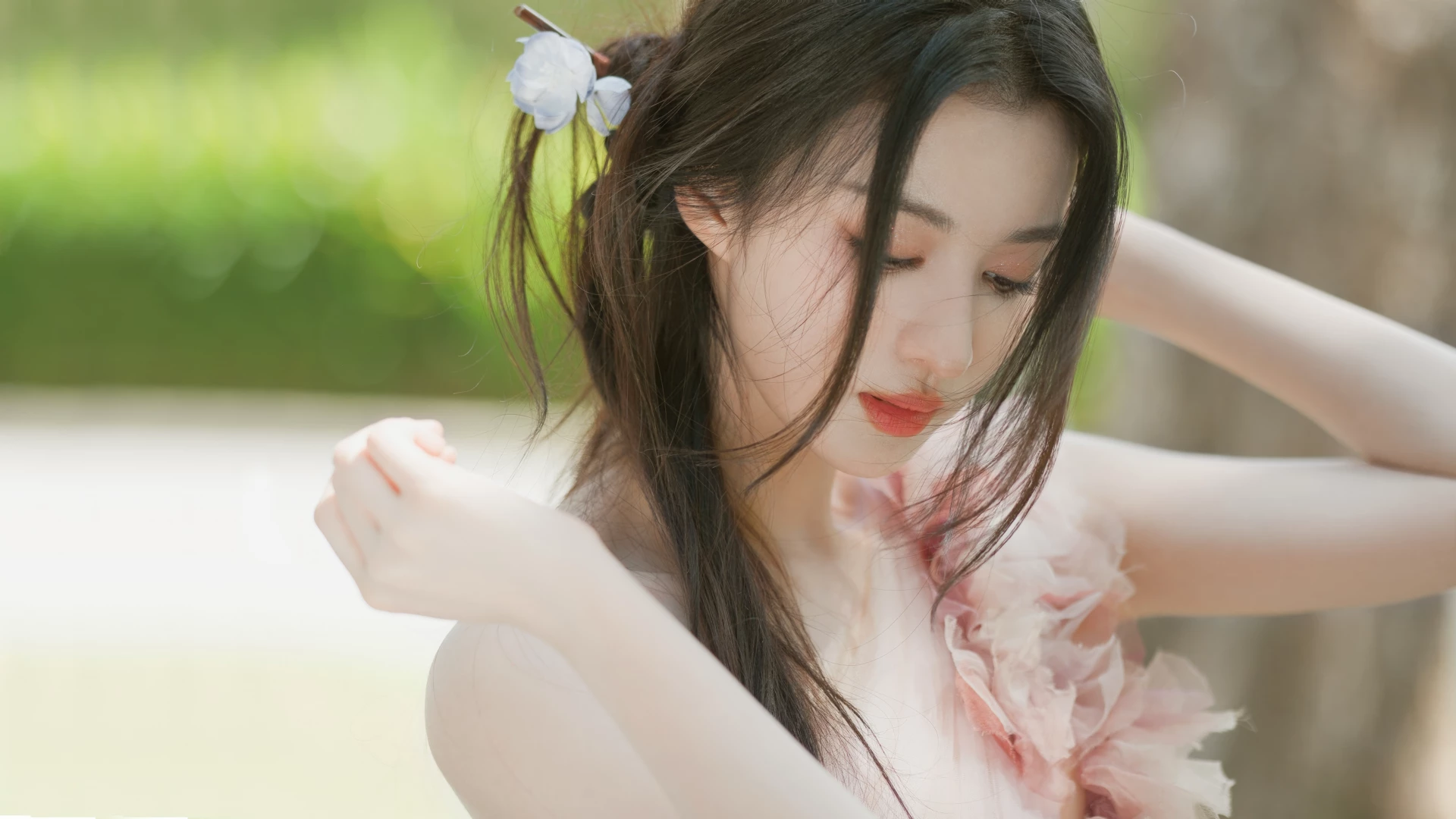 王楚然 纯欲风 12k美女壁纸 macGF.Com