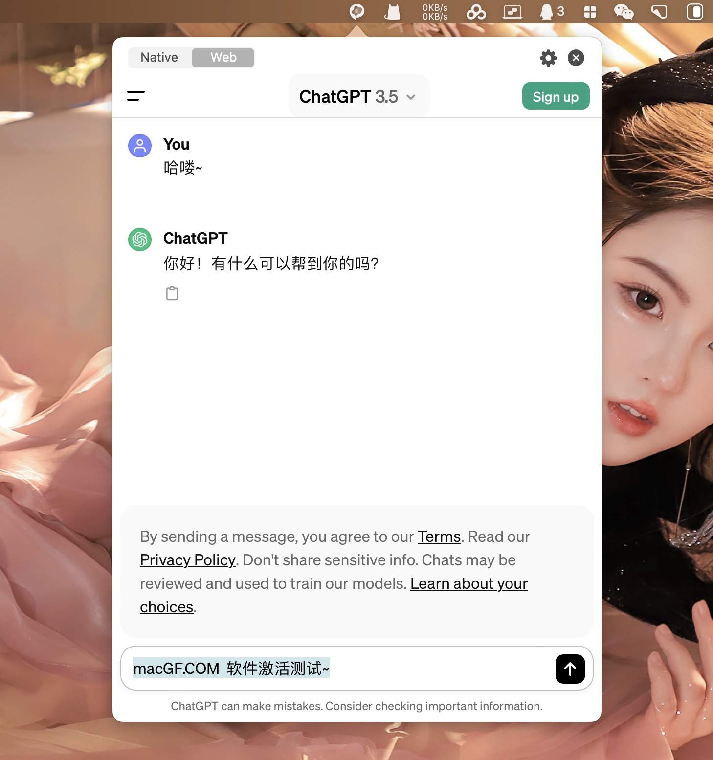 图片[3] - 「快捷菜单栏 ChatGPT智能AI机器人」MacGPT v3.20 激活版 - macGF