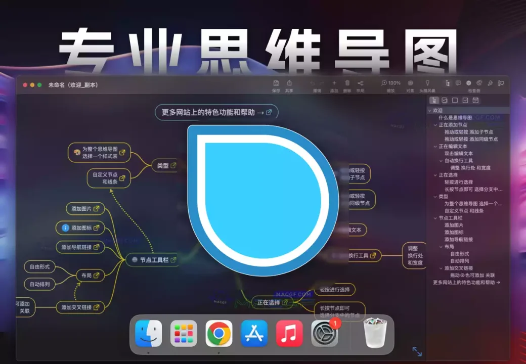 「思维导图」Simplemind pro v2.6.0 中文激活版 - macGF