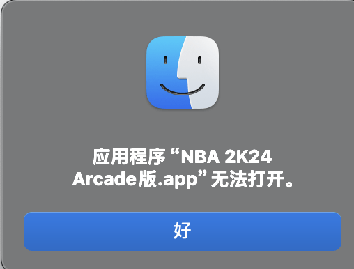应用程序无法打开 - macGF