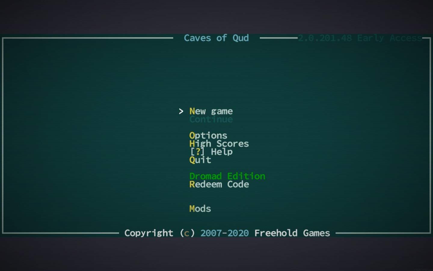 图片[1] - 「卡德洞窟」Caves of Qud v2.0.206.75 英文原生版 - macGF
