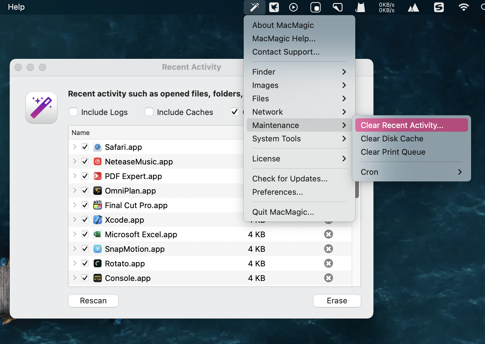 图片[1] - 「快捷系统清理」MacMagic v1.2.5 英文激活版 - macGF