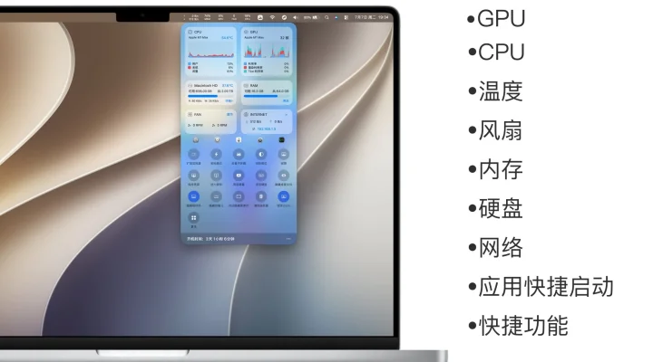 State-管理电脑CPU、温度、风扇、内存、硬盘运行状态 截图 1
