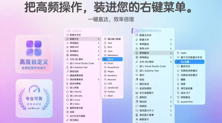 右键助手专业版 - MouseBoost Pro 截图 1