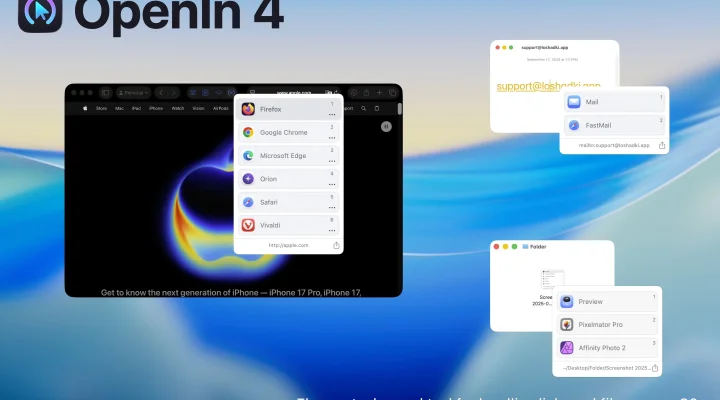 OpenIn 4 Advanced Link Handler 截图 1