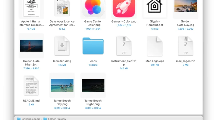 Folder Preview 官网截图 1